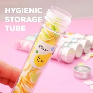 Portable Paper Soap Sheets | 50+ Scented Mini Soap Flakes in Travel Bottle | Pocket-Sized Disposable Hand Soap for Travel, Camping & Outdoor Use - Image 2