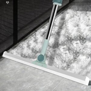 Multipurpose Silicone Wiper Broom | Extendable Magic Squeegee with 180° Rotating Head | Anti-Static Floor Cleaner for Pet Hair, Water & Dust Removal | Adjustable Telescopic Wiper for Tiles, Bathroom & Window Glass - Image 1